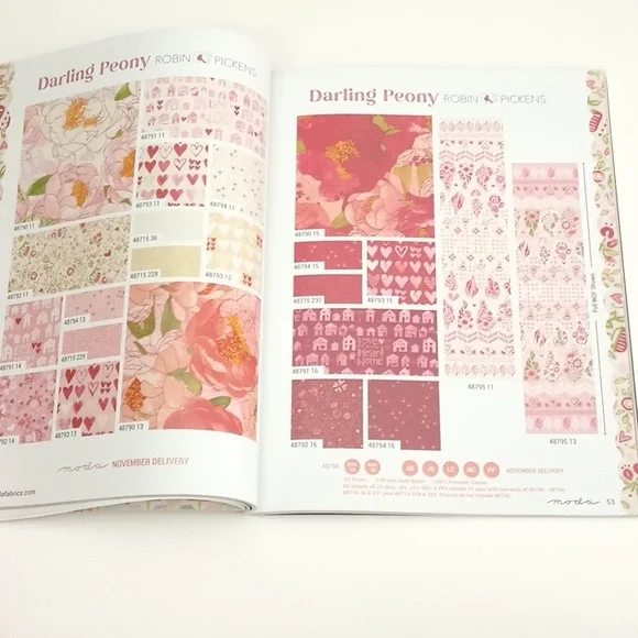 3/$15 Paper Crafting Moda Piece Fabric Catalog - Picture 7 of 16